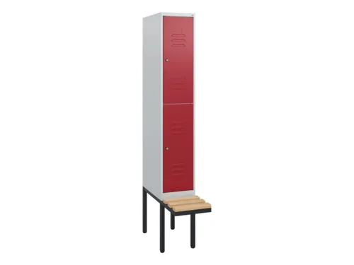 Dubbeldekse dekenkist,HxBxD 1950x300x815mm,1x2vak.,vak B 300mm