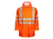Veste imperméable Lyngsøe FR-LR55, orange fluo, taille L, la pièce