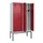 locker voor scheiding van kleding,HxBxD 2120x1200x500mm,4vak