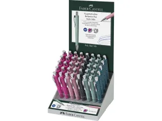 Balpen Faber-Castell Polyball XB in display á 40 stuks - 1