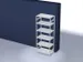 rayonnage modulaire,rayonnage départ,HxlxP 2500x1060x635mm
