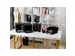 Module de classement Big Box 4 tiroirs Glossy - Noir brillant
