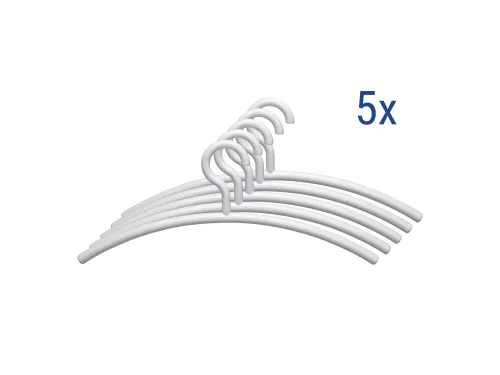 Kledinghanger MAUL acryl 460X190mm wit 5 stuks