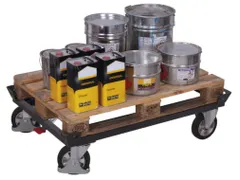 palletwiel,draagverm. 1200kg,laadvl. LxB 1210x810mm,laad H 280mm