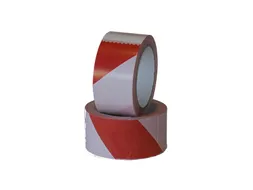 Waarschuwingstape IEZZY 50mmx66m rood/wit