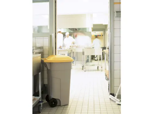 Mobiele container 100 Liter Beige Geel