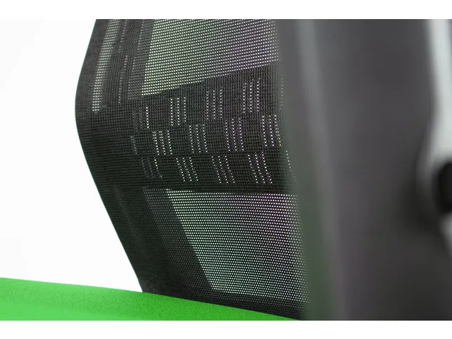 Bureaustoel EN1335 Linea Tekna 01 zwart/groen met 2D armleuning