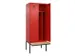 locker met bank,voor scheiding van kleding,HxBxD 2120x800x815mm,2vak