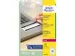 Etiquettes laser Avery 63,5x33,9mm blanc 20 feuilles