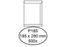 Envelop Quantore Akte P185 185X280Mm Wit Gegomd