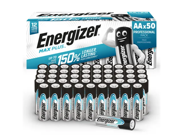 Batterij Energizer Max Plus 50xAA alkaline