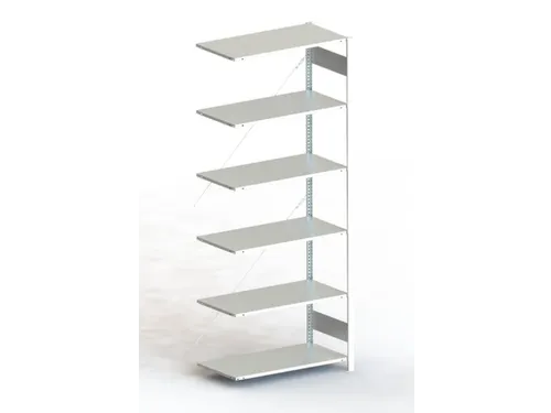 magazijnstelling,aanbouwveld,S3 Clip 80,HxBxD 2500x1006x536mm
