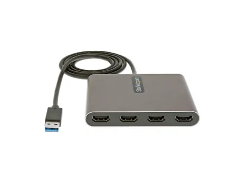USB 3.0 naar 4x HDMI Adapter, Externe Video & Grafische Kaart, USB Typ