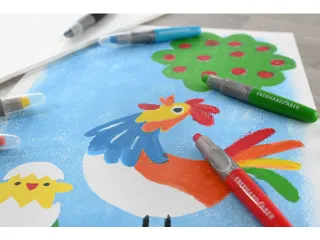 Gelkleurpotloden Eberhard Faber 6 kleuren in karton etui - 4