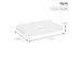 Deksel Sunware Sigma Home tbv 9L+13L+18L+25L transparant 34,2 x 24,2 x