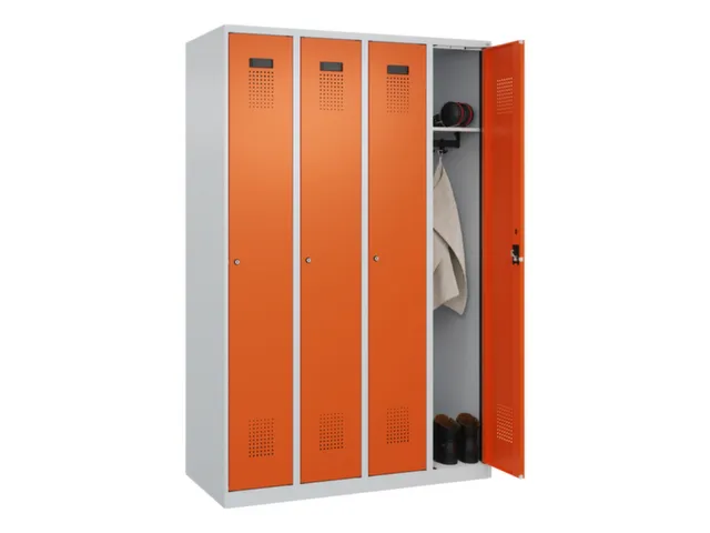 locker,HxBxD 1850x1200x500mm,4vak,vak B 300mm,cil.-slot