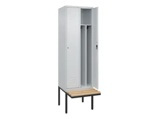 locker voor scheiding van kleding,HxBxD 2120x600x815mm,2vak - 2
