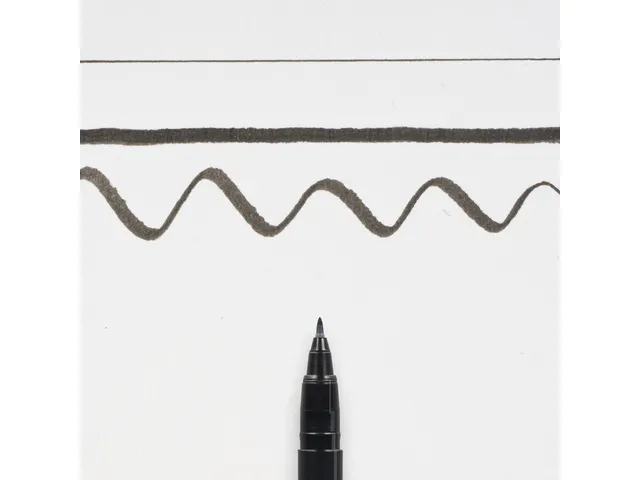 Brushpen Sakura Pigma fijn zwart