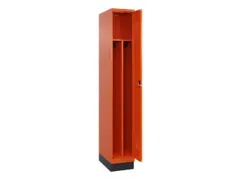 locker voor scheiding van kleding,HxBxD 1950x300x500mm,1vak