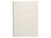 Carnet de notes Èccolo White Saffiano ligne env.15x20cm 80g 256 pages