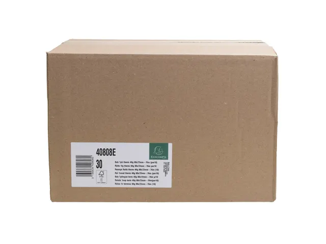 Rollen Voor Kastickets 80x80x12x76, 1 Thermische Laag 55g