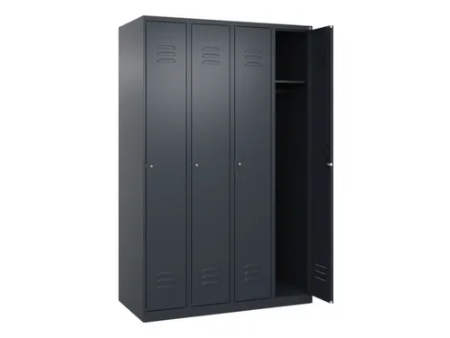 locker,HxBxD 1850x1200x500mm,4vak,vak B 300mm,cil.-slot