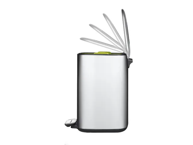 Vierkante Pedaalemmer Regent Step Bin 12 Liter Mat Rvs