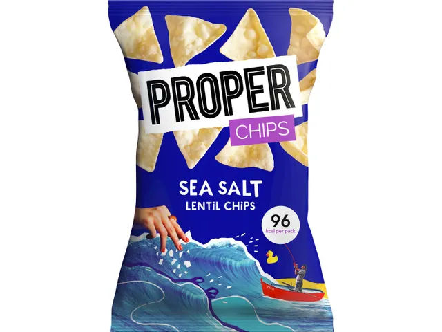 Proper Lentil Chips Sea Salt 20 Gram