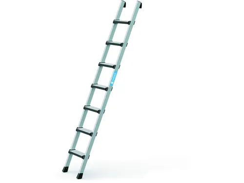 ladder,eenzijdig,7,treden,balk L 2,14m,geëloxeerd