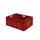 Euronorm Stapelkrat 320x800x600mm 127liter Wanden/bodem Gesloten Rood