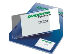 Etikethouder Djois 55x102mm zelfklevend transparant 6 stuks