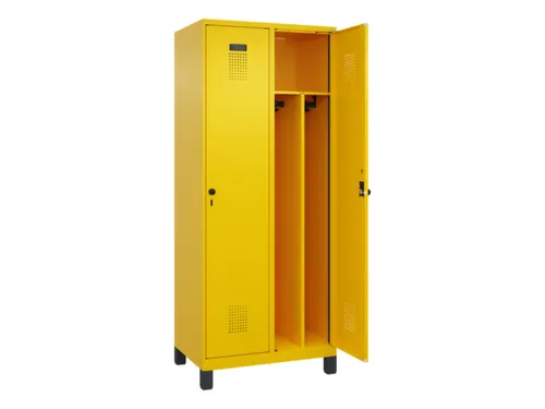 locker voor scheiding van kleding,HxBxD 1950x800x500mm,2vak