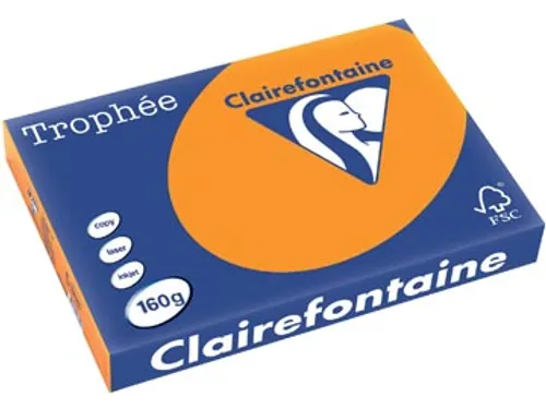 Trophée Intens gekleurd papier A3 160 gram 250vel feloranje