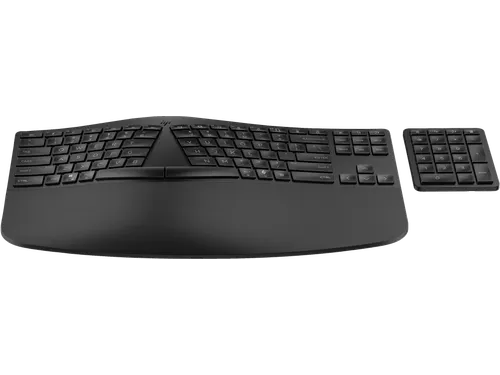 HP 960 Draadloos Toetsenbord Ergonomisch + Numeriek QWERTY Zwart