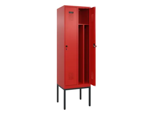 locker voor scheiding van kleding,HxBxD 2120x600x500mm,2vak