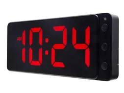 Tafel/wandklok NeXtime Digital Clock Red 27,2x10,8cm