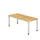 In hoogte verstelbaar bureau,HxBxD 680-760x1800x800mm,blad beuken