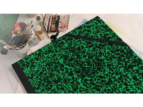 Tekenmap Canson Studio Annonay elastieksluiting 320x450mm groen