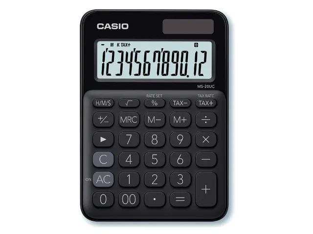Rekenmachine Casio MS-20UC zwart