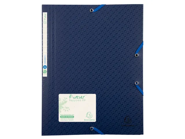 Elastomap 3 kleppen polypropyleen 7/10de Forever PP - A4-Geassorteerd