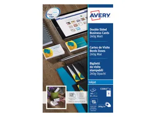 Visitekaart Avery C32015-25 85x54mm 260gr mat 200 stuks - 3