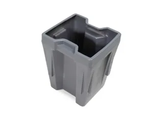 inzetbak,v. stapelbak 300l,HxBxD 440x351x331mm,PE,grijs - 1