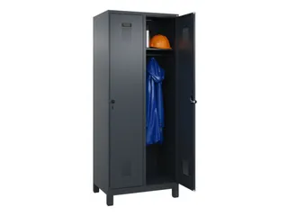 locker,HxBxD 1950x800x500mm,2vak,vak B 400mm,draaigrendel,voeten - 1