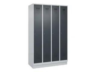 locker voor scheiding van kleding,HxBxD 1950x1200x500mm,4vak - 2