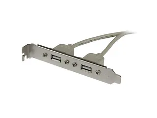 2-poort USB A Vrouwelijke Adapter Slotplaatje - 2