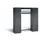 locker met kapstok,HxBxD 1950x1870x480mm,romp RAL7016,front RAL7016