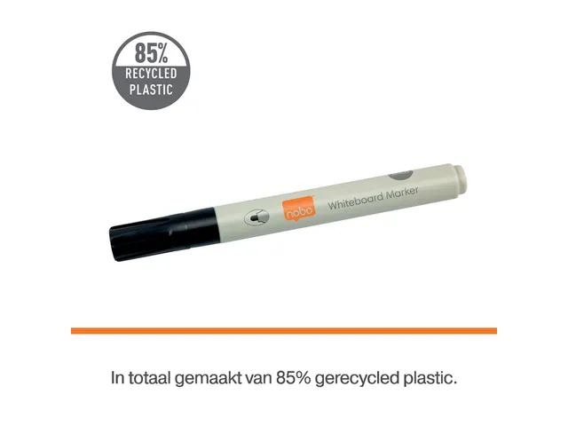 Whiteboardmarker Nobo ronde punt 3mm zwart