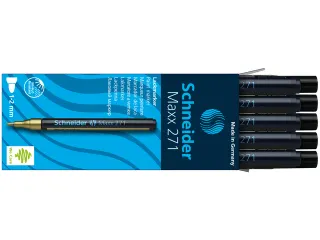 Lakmarker Schneider Maxx 271 1-2 mm zwart - 9