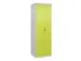 locker voor scheiding van kleding,HxBxD 1850x600x500mm,2vak