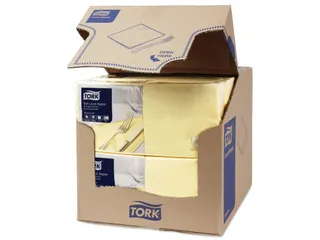 Tork 477868 Soft Lunchservet Advanced Champagne 33x33cm - 2